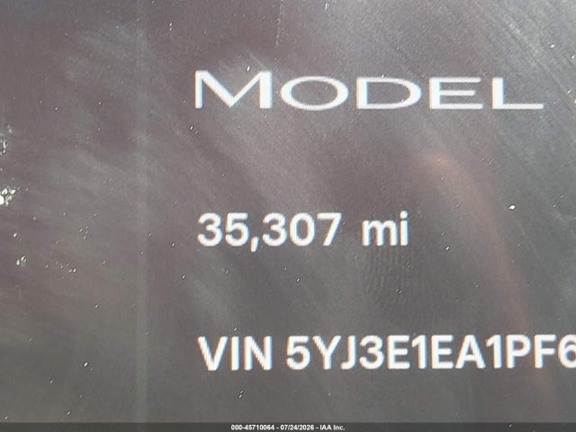 Продажа на аукционе авто 2023 Tesla Model 3 Rear-wheel Drive, vin: 5YJ3E1EA1PF698295, номер лота: 45710064