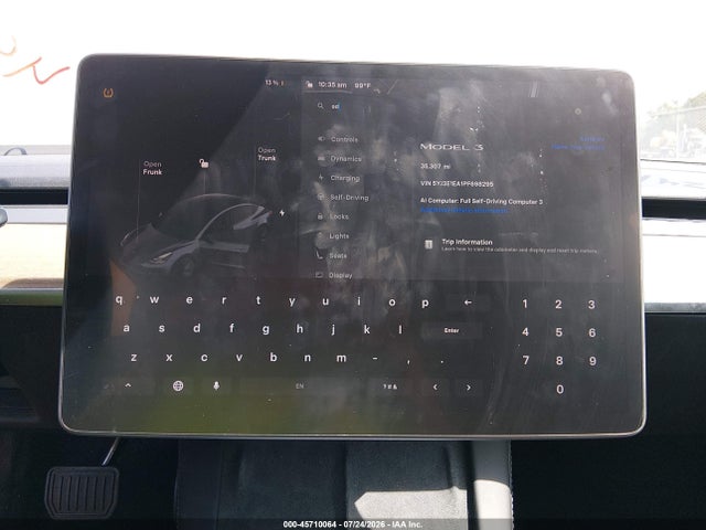 Продажа на аукционе авто 2023 Tesla Model 3 Rear-wheel Drive, vin: 5YJ3E1EA1PF698295, номер лота: 45710064