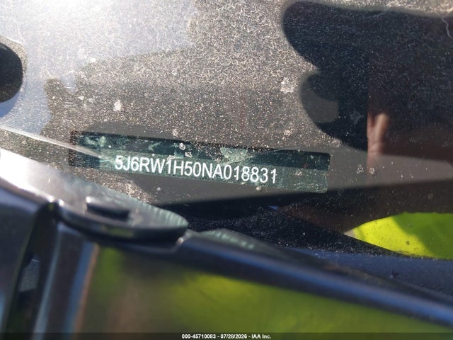 5J6RW1H50NA018831 Honda Cr-v 2wd Ex