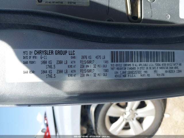 2011 Jeep Patriot Sport მანქანა იყიდება აუქციონზე, vin: 1J4NF1GBXBD257691, აუქციონის ნომერი: 45710140