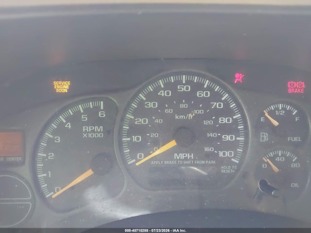 45710288 :رقم المزاد ، 1GCEK19T11E157737 vin ، 2001 Chevrolet Silverado 1500 Ls مزاد بيع