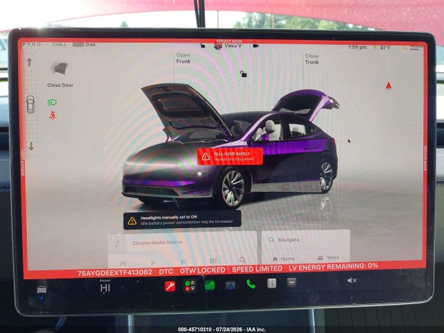7SAYGDEEXTF413062 Tesla Model Y All-wheel Drive/long Range Launch Series/premium All-wheel Drive
