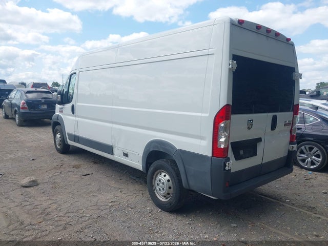 Продажа на аукционе авто 2017 Ram Promaster 2500 High Roof 159 Wb, vin: 3C6TRVDG6HE521385, номер лота: 45710629