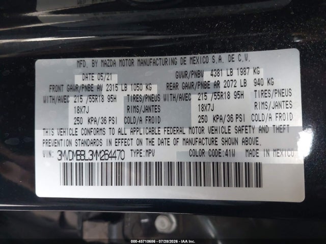 Mazda Cx-30 Select 2021 3MVDMBBL3MM264470 Image 9