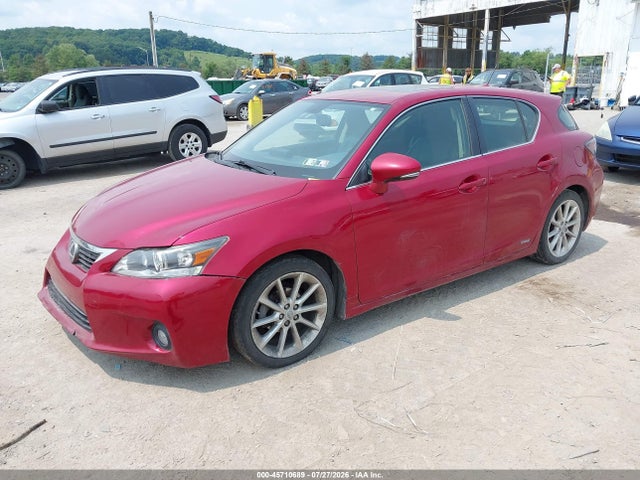 2011 Lexus Ct 200h Premium მანქანა იყიდება აუქციონზე, vin: JTHKD5BH6B2022927, აუქციონის ნომერი: 45710689
