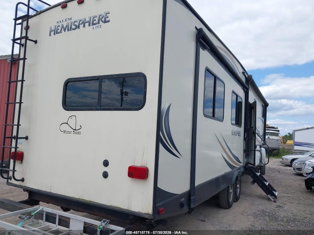 Продажа на аукционе авто 2017 Salem Travel Trailer, vin: 4X4FSBL22HU079960, номер лота: 45710778