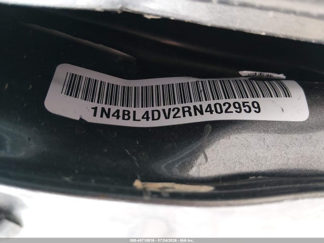 Продажа на аукционе авто 2024 Nissan Altima Sv Fwd, vin: 1N4BL4DV2RN402959, номер лота: 45710816