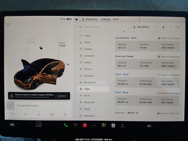 Aukcja sprzedaży 2020 Tesla Model 3 Standard Range Plus Rear-wheel Drive/standard Range Rear-wheel Drive, vin: 5YJ3E1EA6LF611551, numer aukcji: 45711114