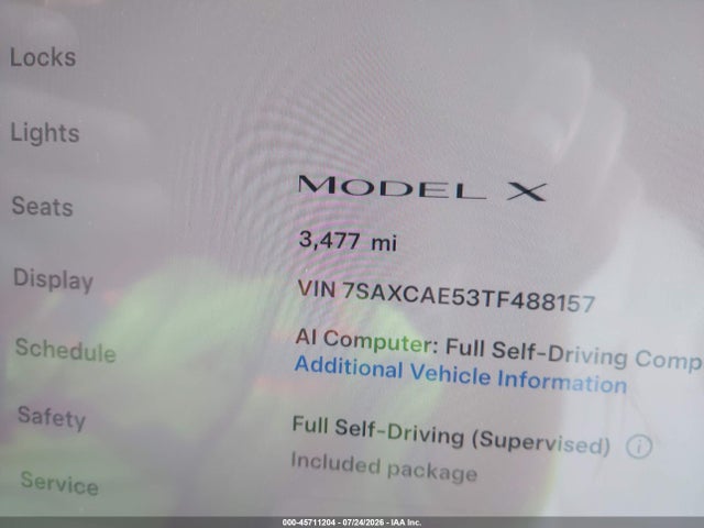 Tesla Model X All-wheel Drive 2026 7SAXCAE53TF488157 Image 15
