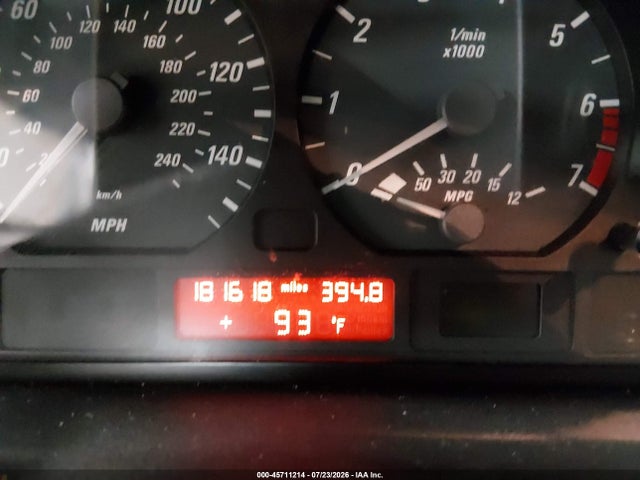 45711214 :رقم المزاد ، WBABS33482PG85474 vin ، 2002 Bmw 325ci مزاد بيع