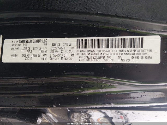 2012 Jeep Wrangler Unlimited Rubicon მანქანა იყიდება აუქციონზე, vin: 1C4BJWFG5CL108064, აუქციონის ნომერი: 45711257