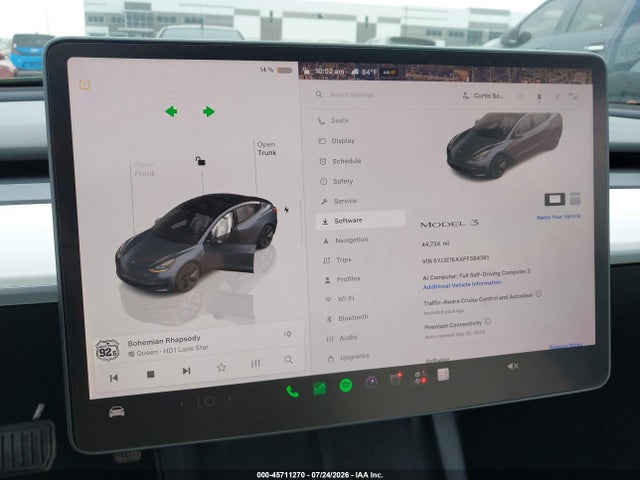 Aukcja sprzedaży 2023 Tesla Model 3 Rear-wheel Drive, vin: 5YJ3E1EAXPF584361, numer aukcji: 45711270