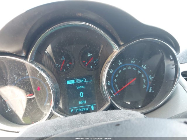 45711412 :رقم المزاد ، 1G1PC5SBXE7143109 vin ، 2014 Chevrolet Cruze 1lt Auto مزاد بيع