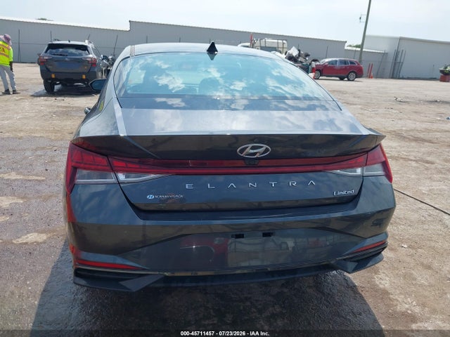 Aukcja sprzedaży 2021 Hyundai Elantra Limited, vin: 5NPLP4AG6MH044041, numer aukcji: 45711457