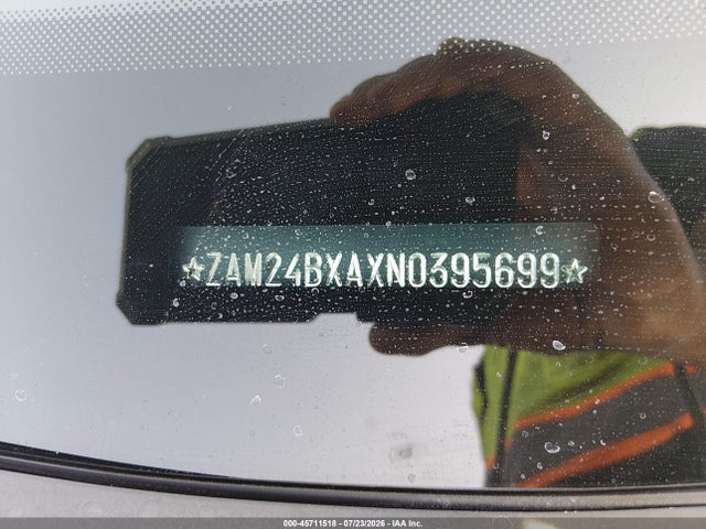 Auction sale of the 2022 Maserati Mc20, vin: ZAM24BXAXN0395699, lot number: 45711518