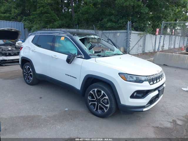 Aukcja sprzedaży 2022 Jeep Compass Limited 4x4, vin: 3C4NJDCB2NT147616, numer aukcji: 45711522