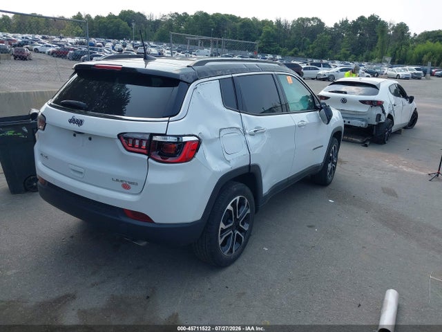 45711522 :رقم المزاد ، 3C4NJDCB2NT147616 vin ، 2022 Jeep Compass Limited 4x4 مزاد بيع