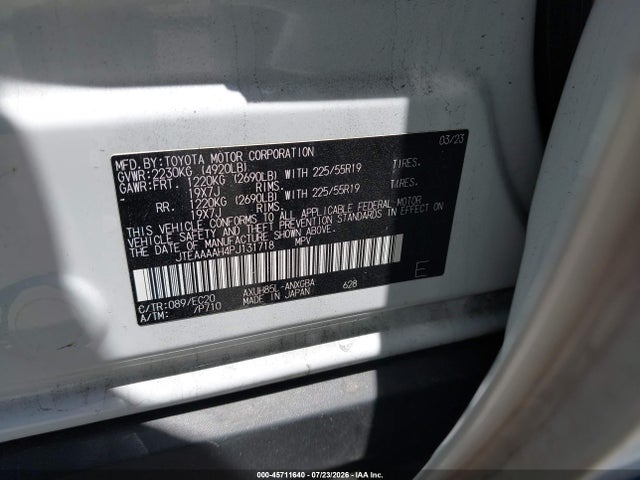JTEAAAAH4PJ131718 Toyota Venza Xle
