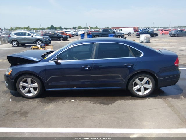 45711700 :رقم المزاد ، 1VWBP7A39DC151037 vin ، 2013 Volkswagen Passat 2.5l Se مزاد بيع