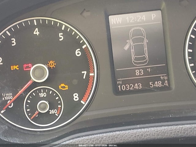45711700 :رقم المزاد ، 1VWBP7A39DC151037 vin ، 2013 Volkswagen Passat 2.5l Se مزاد بيع