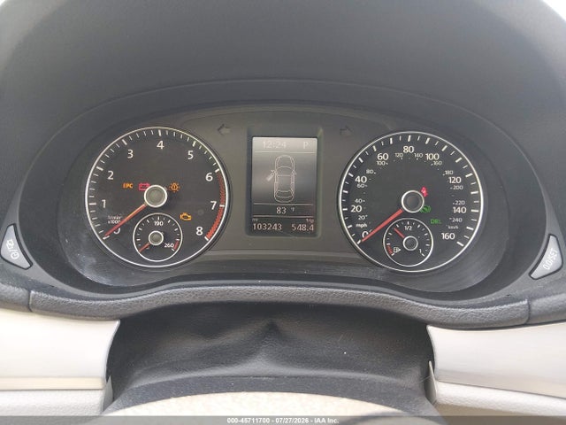 45711700 :رقم المزاد ، 1VWBP7A39DC151037 vin ، 2013 Volkswagen Passat 2.5l Se مزاد بيع