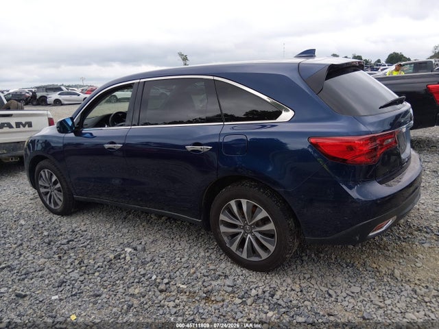 2016 Acura Mdx Technology   Acurawatch Plus Packages/technology Package მანქანა იყიდება აუქციონზე, vin: 5FRYD4H44GB044129, აუქციონის ნომერი: 45711809