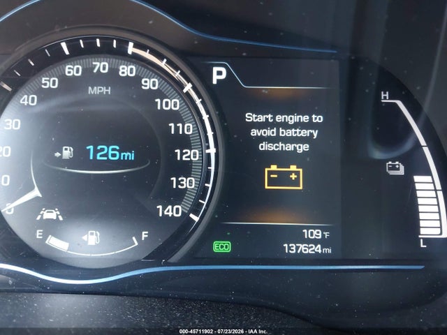 Продаж на аукціоні авто 2019 Hyundai Ioniq Hybrid Limited, vin: KMHC05LC7KU127979, номер лоту: 45711902