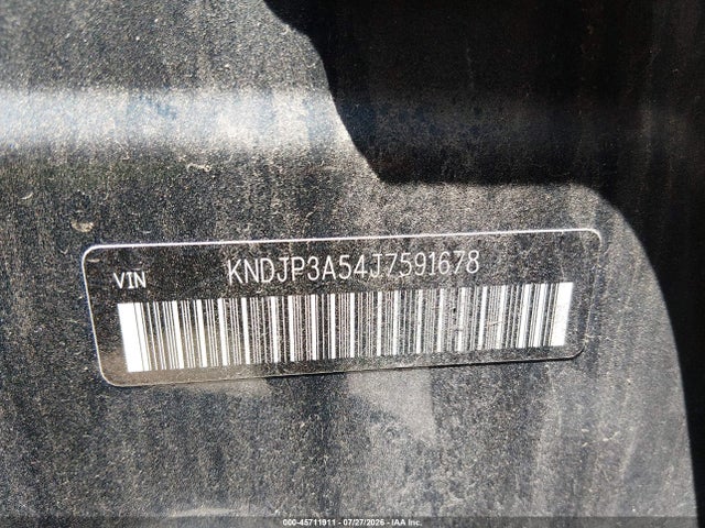 KIA SOUL + 2018 KNDJP3A54J7591678 Image 9
