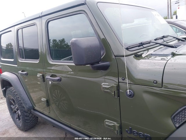 45711962 :رقم المزاد ، 1C4HJXDG8MW608898 vin ، 2021 Jeep Wrangler Unlimited Willys 4x4 مزاد بيع