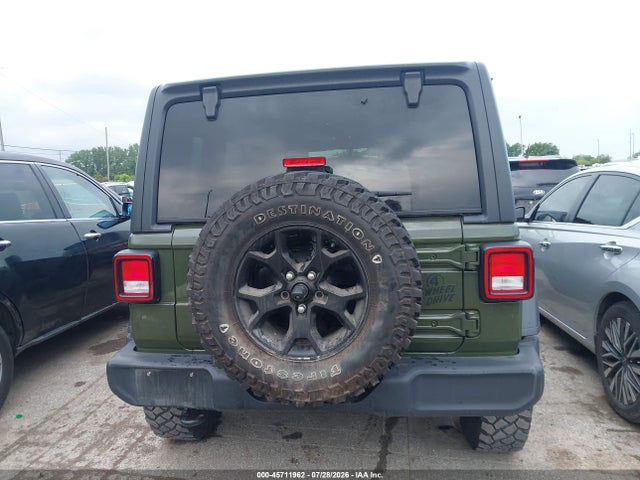 45711962 :رقم المزاد ، 1C4HJXDG8MW608898 vin ، 2021 Jeep Wrangler Unlimited Willys 4x4 مزاد بيع