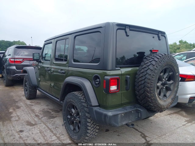 45711962 :رقم المزاد ، 1C4HJXDG8MW608898 vin ، 2021 Jeep Wrangler Unlimited Willys 4x4 مزاد بيع