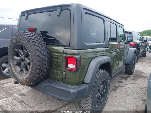 45711962 :رقم المزاد ، 1C4HJXDG8MW608898 vin ، 2021 Jeep Wrangler Unlimited Willys 4x4 مزاد بيع