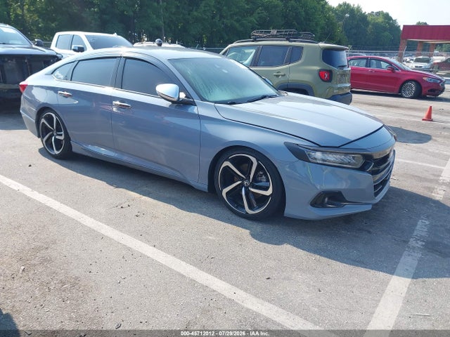 2021 Honda Accord Sport Special Edition მანქანა იყიდება აუქციონზე, vin: 1HGCV1F41MA056125, აუქციონის ნომერი: 45712012