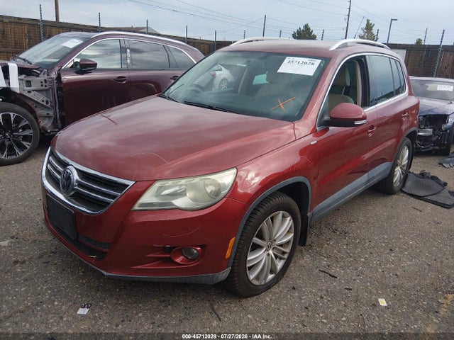 2010 Volkswagen Tiguan Wolfsburg Edition მანქანა იყიდება აუქციონზე, vin: WVGAV7AX7AW003191, აუქციონის ნომერი: 45712028