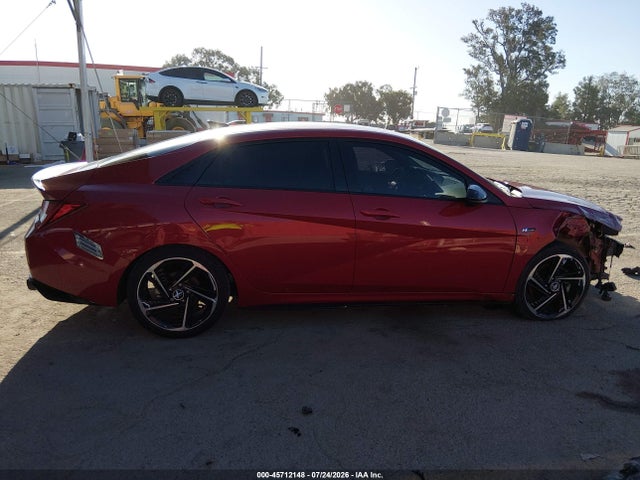 45712148 :رقم المزاد ، KMHLR4AF4PU442145 vin ، 2023 Hyundai Elantra N Line مزاد بيع