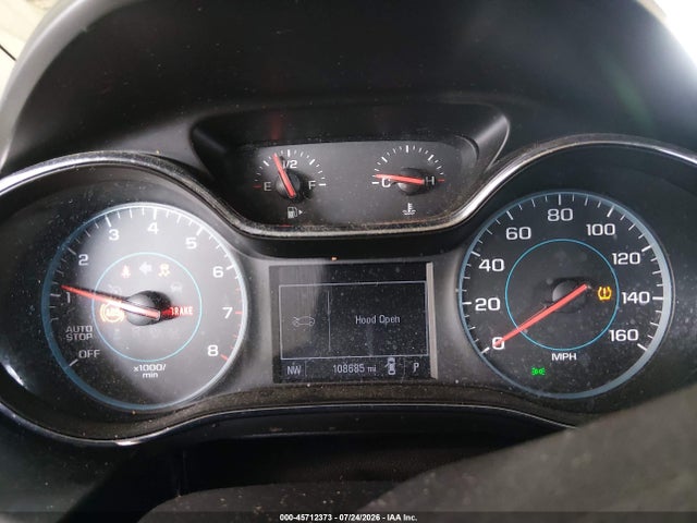 2018 Chevrolet Cruze Lt Auto მანქანა იყიდება აუქციონზე, vin: 1G1BE5SM4J7169043, აუქციონის ნომერი: 45712373