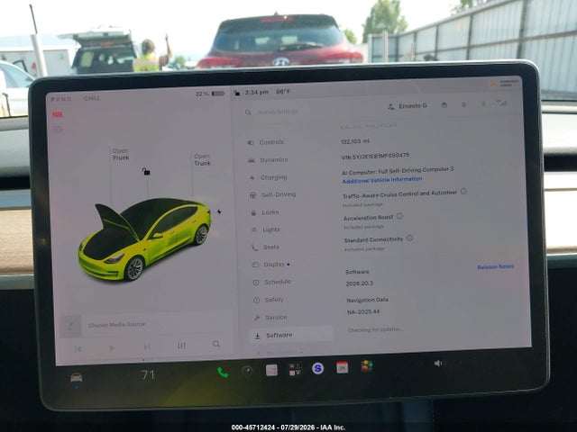 Продажа на аукционе авто 2021 Tesla Model 3 Long Range Dual Motor All-wheel Drive, vin: 5YJ3E1EB1MF050475, номер лота: 45712424