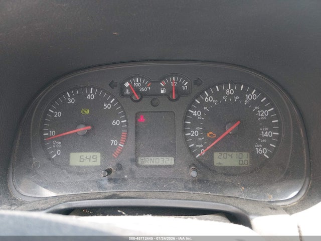 2003 Volkswagen Jetta Gl მანქანა იყიდება აუქციონზე, vin: 3VWRK69M73M066487, აუქციონის ნომერი: 45712445