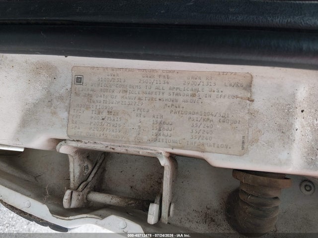 Aukcja sprzedaży 1993 Chevrolet Blazer S10, vin: 1GNDT13W2P2132729, numer aukcji: 45712478