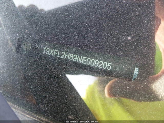 Auction sale of the 2022 Honda Civic Sport, vin: 19XFL2H89NE009205, lot number: 45712527