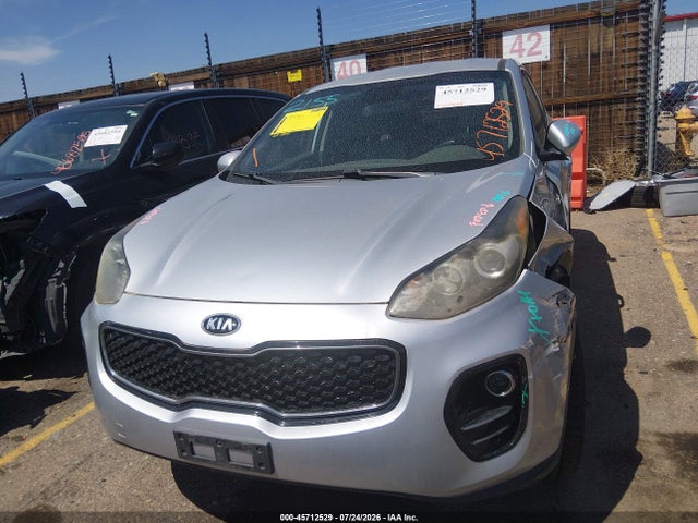 2018 Kia Sportage Lx მანქანა იყიდება აუქციონზე, vin: KNDPMCAC7J7404905, აუქციონის ნომერი: 45712529