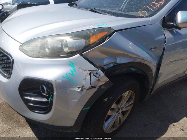 2018 Kia Sportage Lx მანქანა იყიდება აუქციონზე, vin: KNDPMCAC7J7404905, აუქციონის ნომერი: 45712529