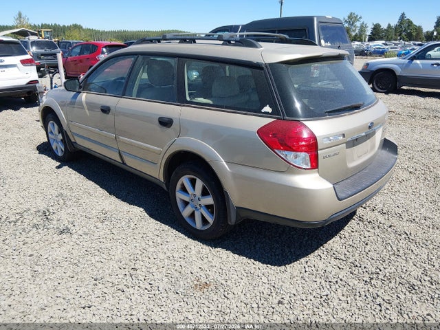2008 Subaru Outback 2.5i/2.5i L.l. Bean Edition მანქანა იყიდება აუქციონზე, vin: 4S4BP61C587301099, აუქციონის ნომერი: 45712533