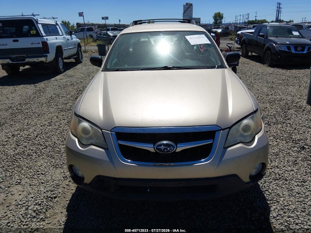 2008 Subaru Outback 2.5i/2.5i L.l. Bean Edition მანქანა იყიდება აუქციონზე, vin: 4S4BP61C587301099, აუქციონის ნომერი: 45712533