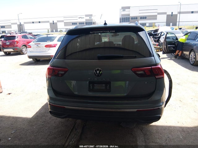 2022 Volkswagen Tiguan 2.0t S მანქანა იყიდება აუქციონზე, vin: 3VV0B7AX8NM016726, აუქციონის ნომერი: 45712567