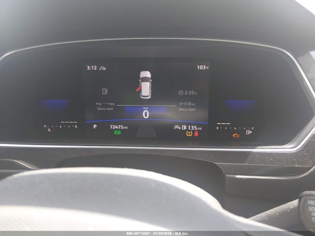 2022 Volkswagen Tiguan 2.0t S მანქანა იყიდება აუქციონზე, vin: 3VV0B7AX8NM016726, აუქციონის ნომერი: 45712567