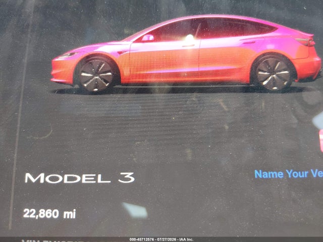 Aukcja sprzedaży 2024 Tesla Model 3 Long Range Dual Motor All-wheel Drive/rear-wheel Drive, vin: 5YJ3E1EA2RF742968, numer aukcji: 45712576