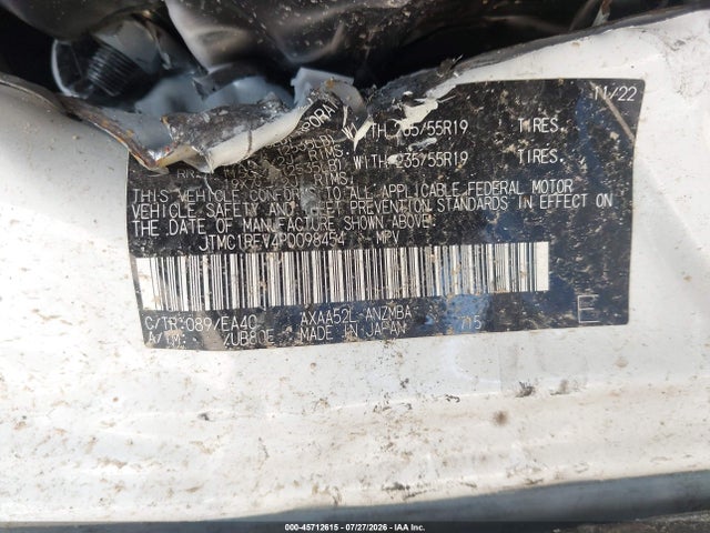 45712615 :رقم المزاد ، JTMC1RFV4PD098454 vin ، 2023 Toyota Rav4 Xle Premium مزاد بيع