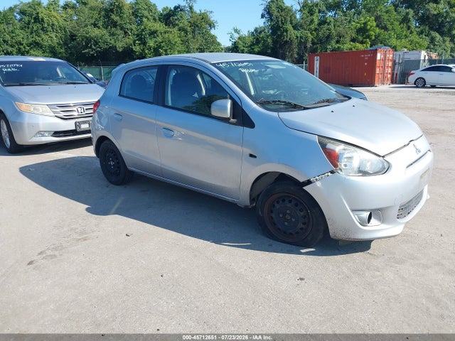 2015 Mitsubishi Mirage De მანქანა იყიდება აუქციონზე, vin: ML32A3HJ1FH059060, აუქციონის ნომერი: 45712651