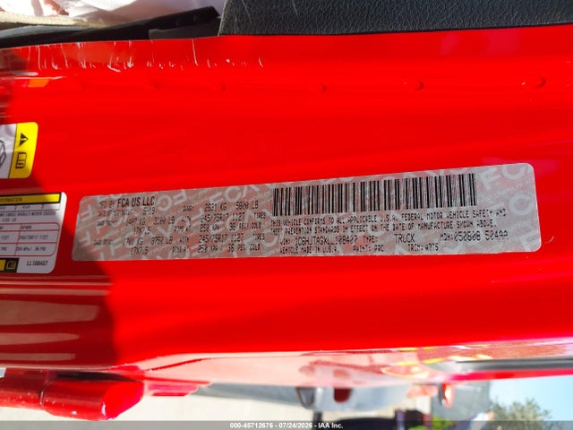 1C6HJTAGXLL108407 Jeep Gladiator Sport S 4x4